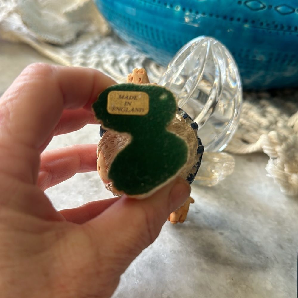 Crystal Krystonia Forest Creature Hobbit Elf Figurine Vintage Made in England - Picture 2 of 4